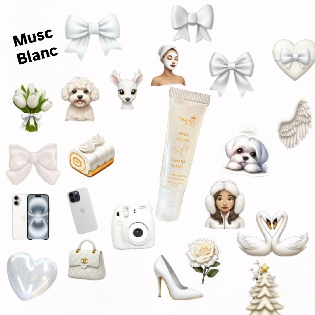 Musc Tahara Blanc Femme – Parfum Musc Fraîcheur Intime