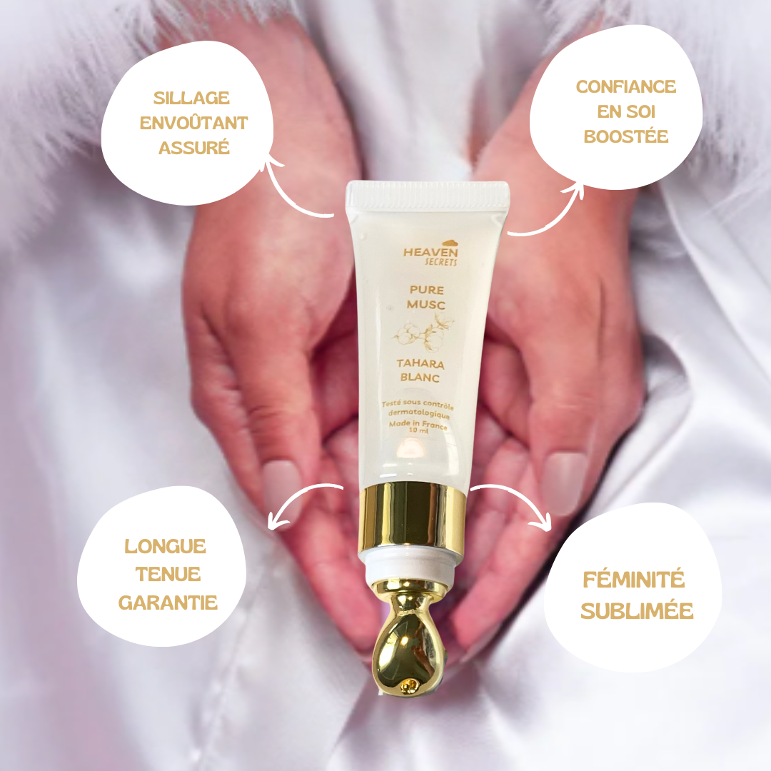 Musc Tahara Blanc Femme – Parfum Musc Fraîcheur Intime