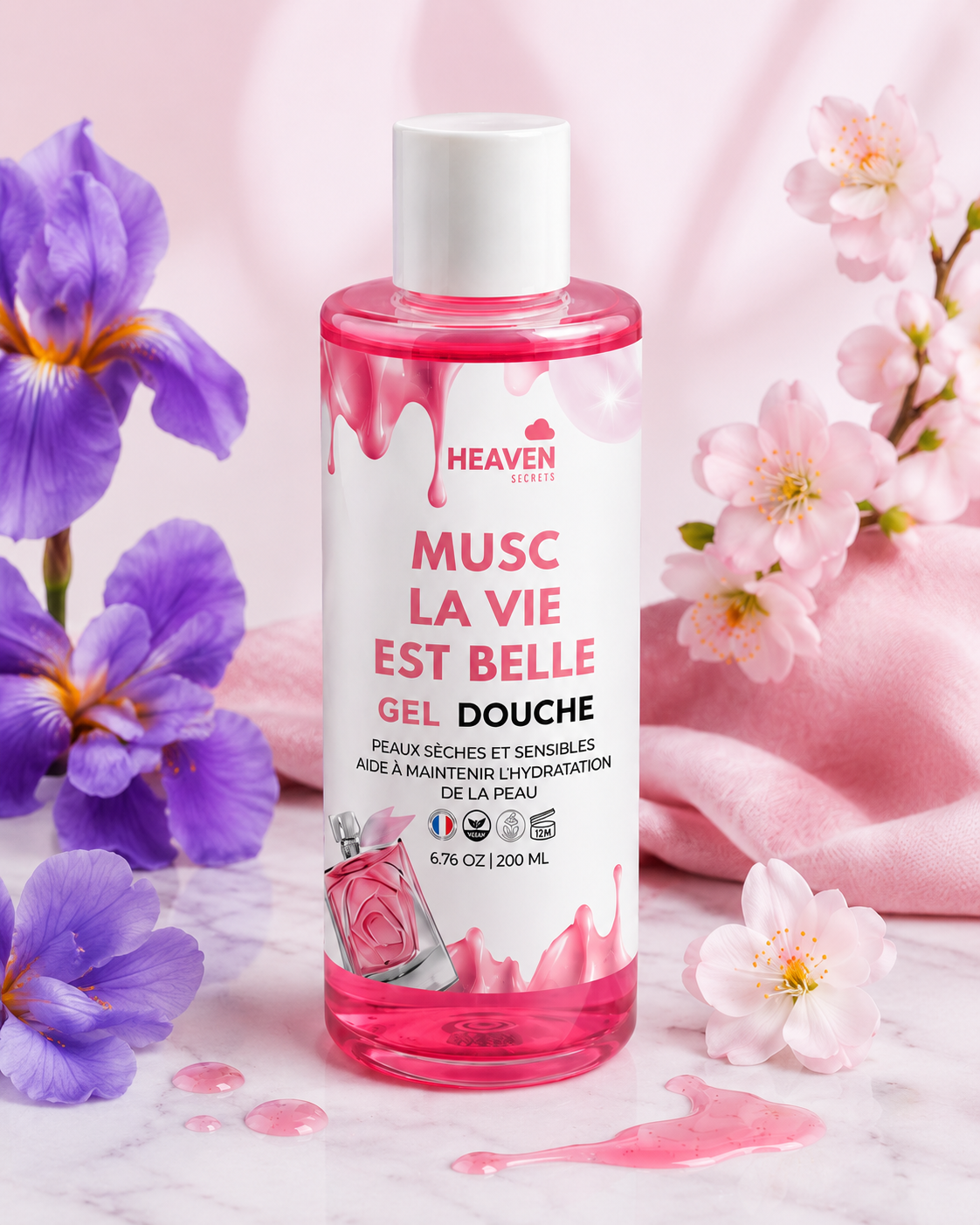 GELS DOUCHE AU MUSC